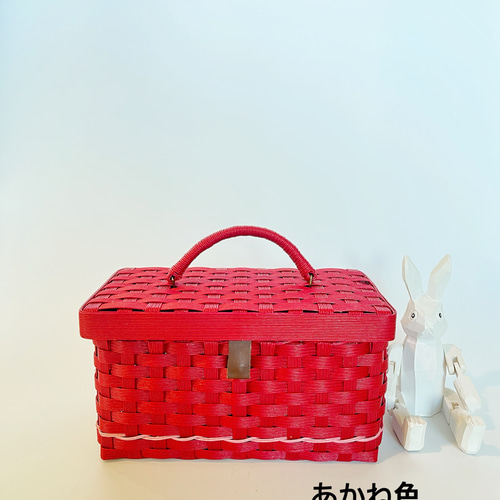 マスクケース☆かわいいバスケットに不織布マスクを箱ごと