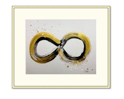 再販1】【墨筆アートF6】あなたの可能性は無限 #1 絵画 Saki Art 通販