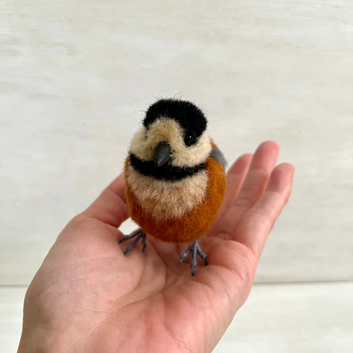 受注制作】羊毛フェルト ヤマガラ 羊毛フェルト SHINO-RIO 通販