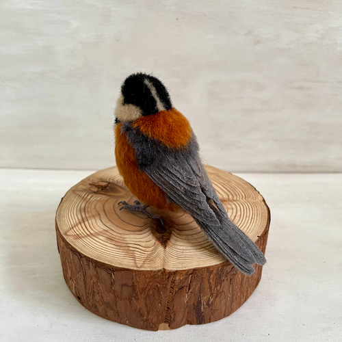 受注制作】羊毛フェルト ヤマガラ 羊毛フェルト SHINO-RIO 通販