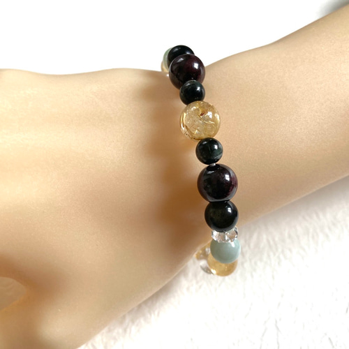 金財の運気をあげる為に必要なことを揃える】ルチルクォーツ 翡翠