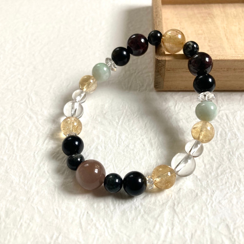 金財の運気をあげる為に必要なことを揃える】ルチルクォーツ 翡翠