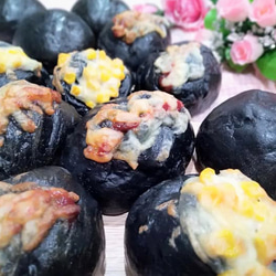 creema限定【送料無料】冷凍便『腸活☆パンセット』6個入り~活性炭入りパン~ パンギフト 7枚目の画像