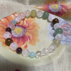 ハンドメイド 天然石ブレスレット 天然石】 【ハンドメイド】ルドラクシャ☆小粒☆菩提樹の実とムーン