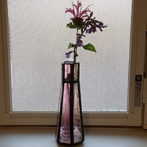 試験管型一輪挿し 花瓶 花瓶 一輪挿し ガラス 試験管型 トリプル 木製台座 フラワー