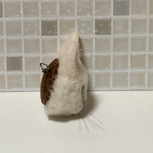 mia サンプルページ sサイズ 短毛種 白猫 ブローチ ぬいぐるみ