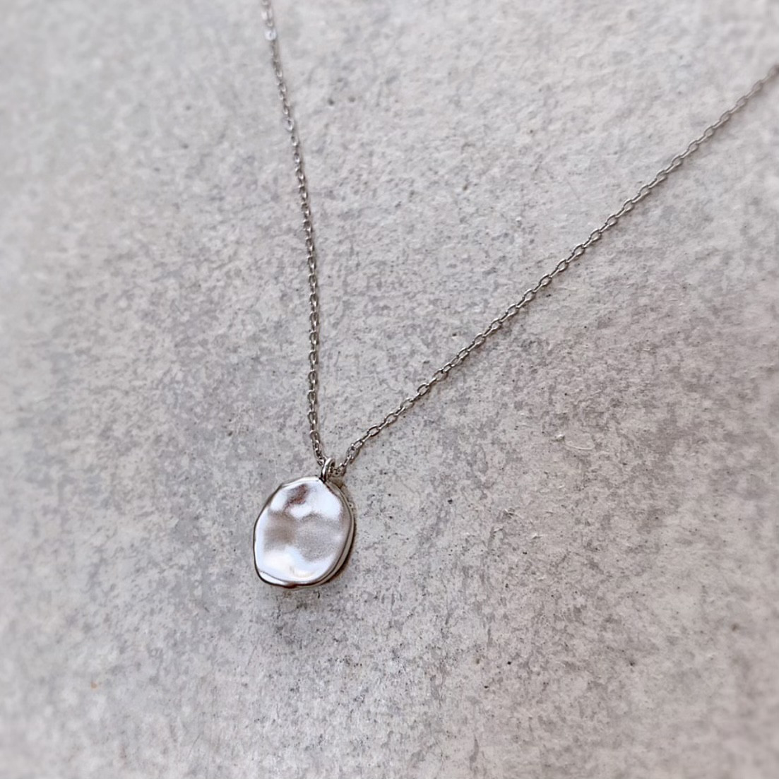 *coco vanilla* シルバー925コインネックレス(長さ変更可能)