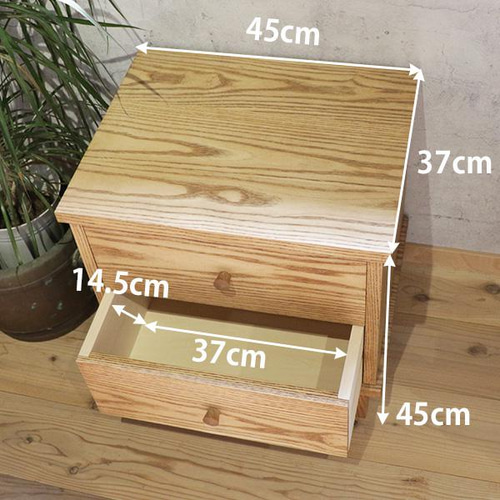 木製サイドテーブル ・チェスト2引き出し ブラウン 木製サイドテーブル ・チェスト2引き出し ブラウン 楽天市場