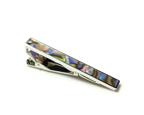 シェルネクタイピン】世界にひとつだけの模様 / プレゼントとしても