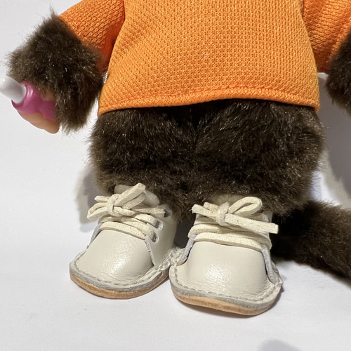 モンチッチ Sサイズ ハンドメイド 人形着せ替え靴 【ブーツ
