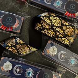 4/6頃製造、4/11〜12頃お届け ★ネイビー缶★ ブローチみたいなアイシングクッキー 9枚目の画像