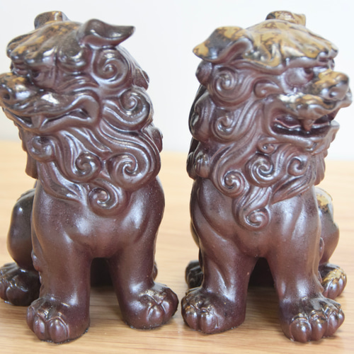 狛犬　陶器 陶器]狛犬 2体セット その他置物 岡山陶器工房Sai 通販 12247478