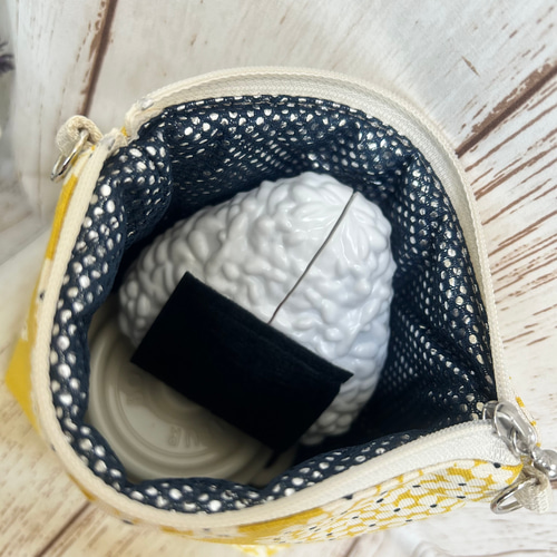 洗える 保冷保温 保冷ポーチ ふわふわ おやつポーチ パウチ飲料