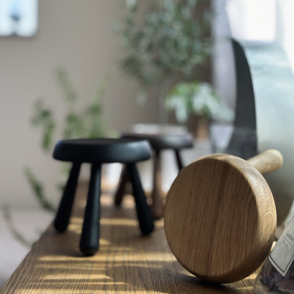 ミニスツール mini stool スツール 観葉植物 プランツスタンド ディスプレイスタンド 北欧 木製 15枚目の画像