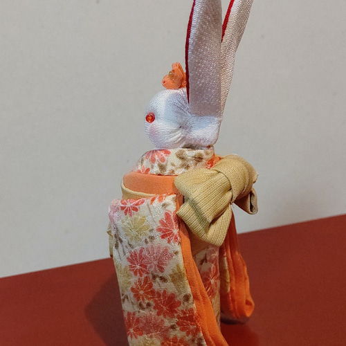 ちりめん細工 着物うさぎ その他人形 和布細工工房 愛彩 通販