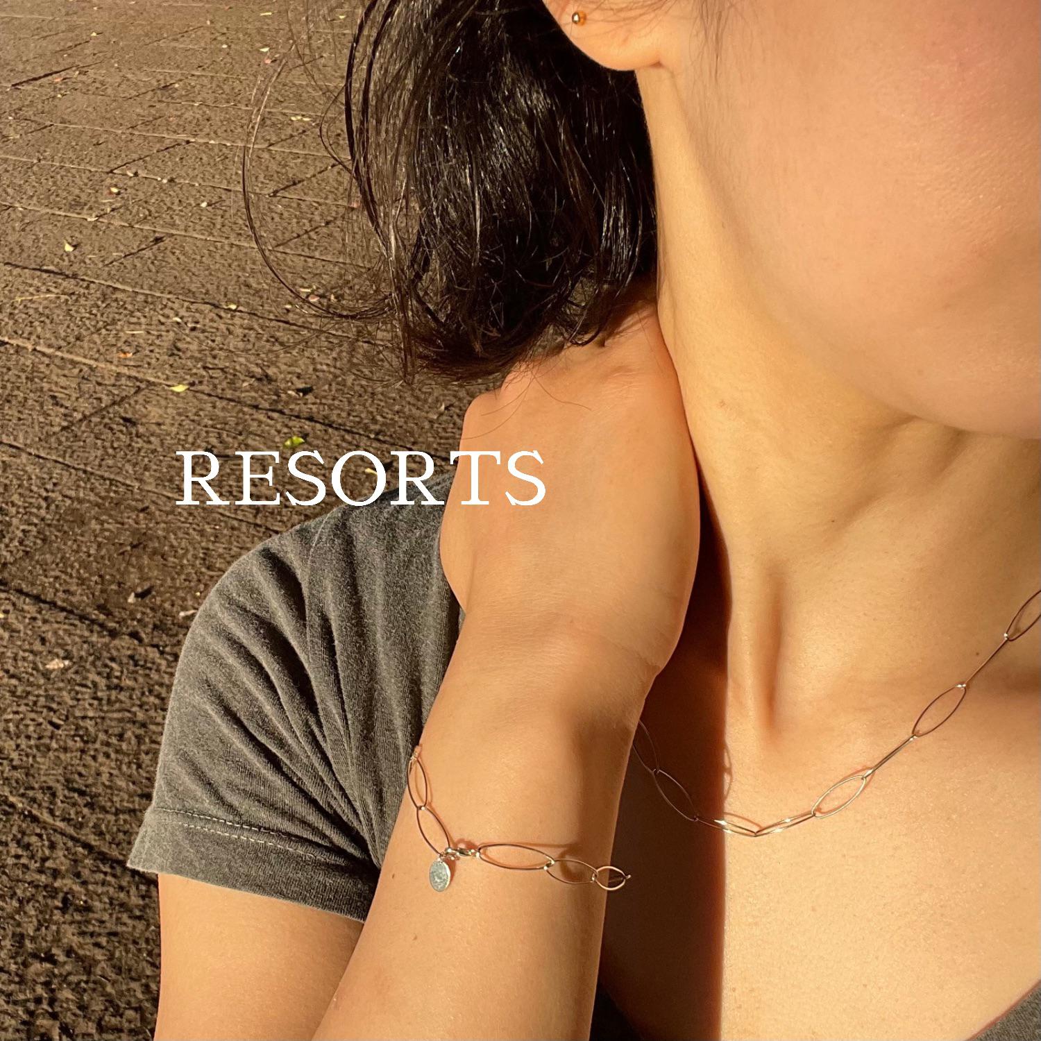 【5set限定】silver oval chain necklace & bracelet !!