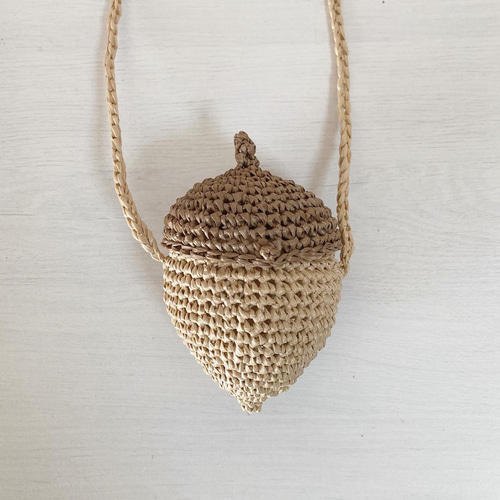 オーダー受付中＊麦わらどんぐりポシェット 雑貨・その他 kuusi 通販