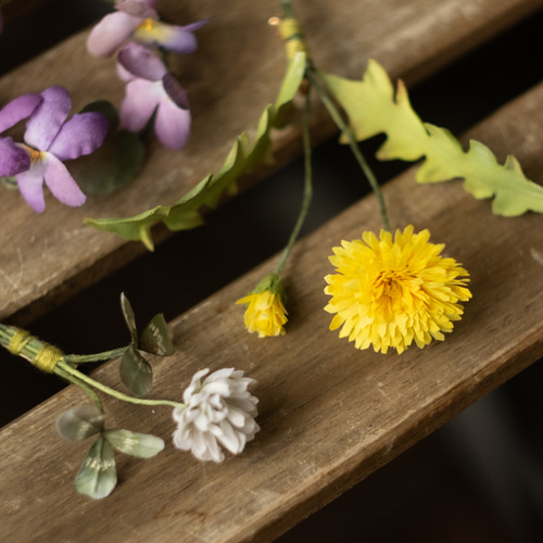 陽だまり に 咲く たんぽぽ 布花 ブローチ 2023 ブローチ くるみのこに