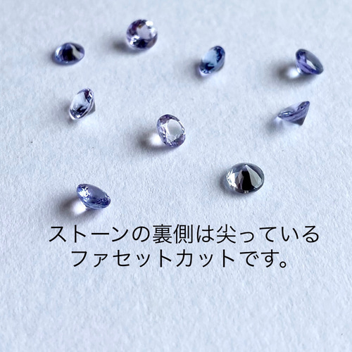 576AA【ゴールド】ネックレス　タンザナイト　三日月　CZ　SV925　青 576AA【ゴールド】ネックレス タンザナイト 三日月 CZ SV925 青