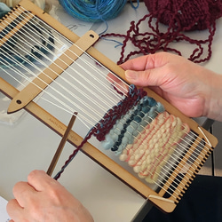 手織り木枠タテナガ 4枚目の画像