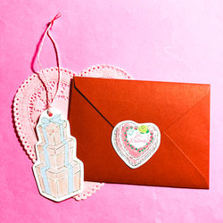 Happy Valentine mini card set 7枚目の画像