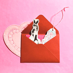 Happy Valentine mini card set 6枚目の画像