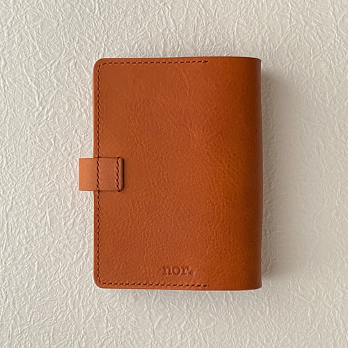 ミニ6 システム手帳カバー / イタリアンレザー / コニャック / ミニ6穴