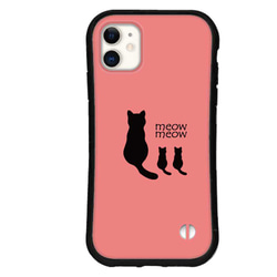 スマホケース iPhone15 14 13 12 mini se iface型 カバー iphoneケース 猫 送料無料 5枚目の画像