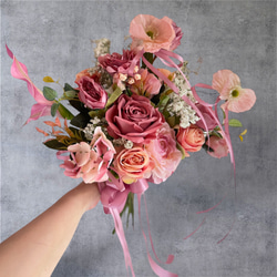 花束 ブーケブランケット プレゼント バラ 毛糸 お祝い 誕生日 編み物