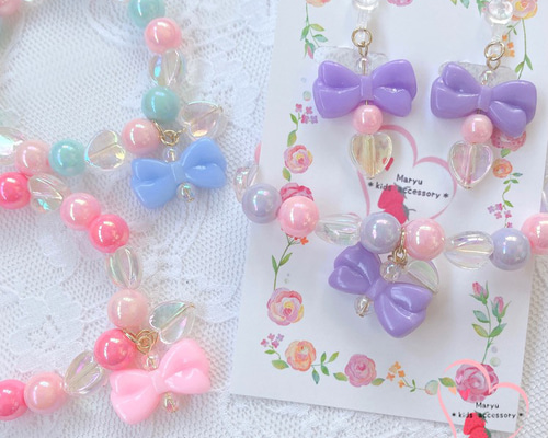 ぽんぽんさま♡専用　イヤリング・ブレスレット 4214aa56d32ccdfed2699e9e936bd5