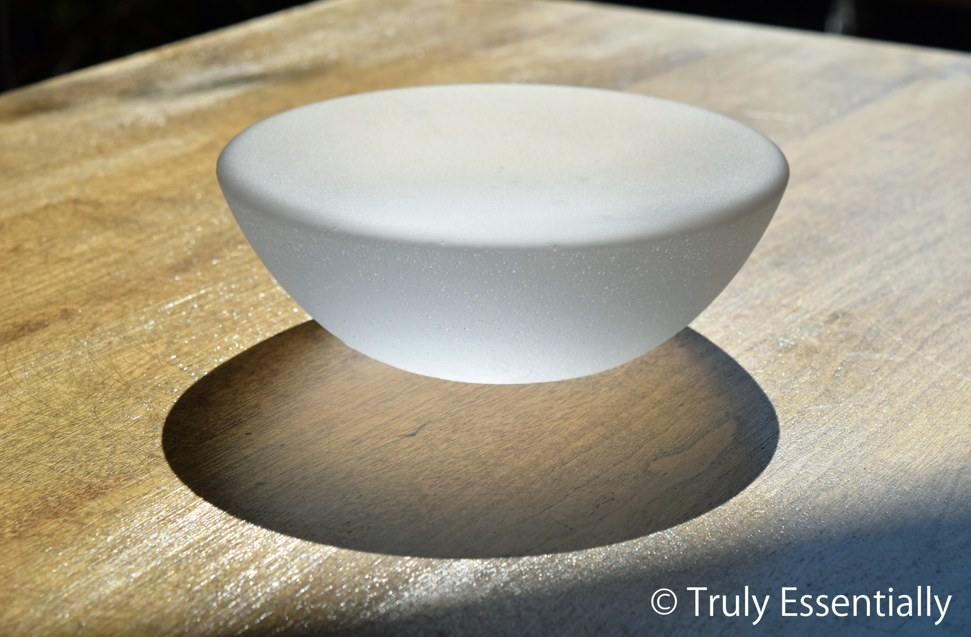 無色透明ガラスのインテリアトレイ -「 灯りのたね 」● 16.5cm●つや消し