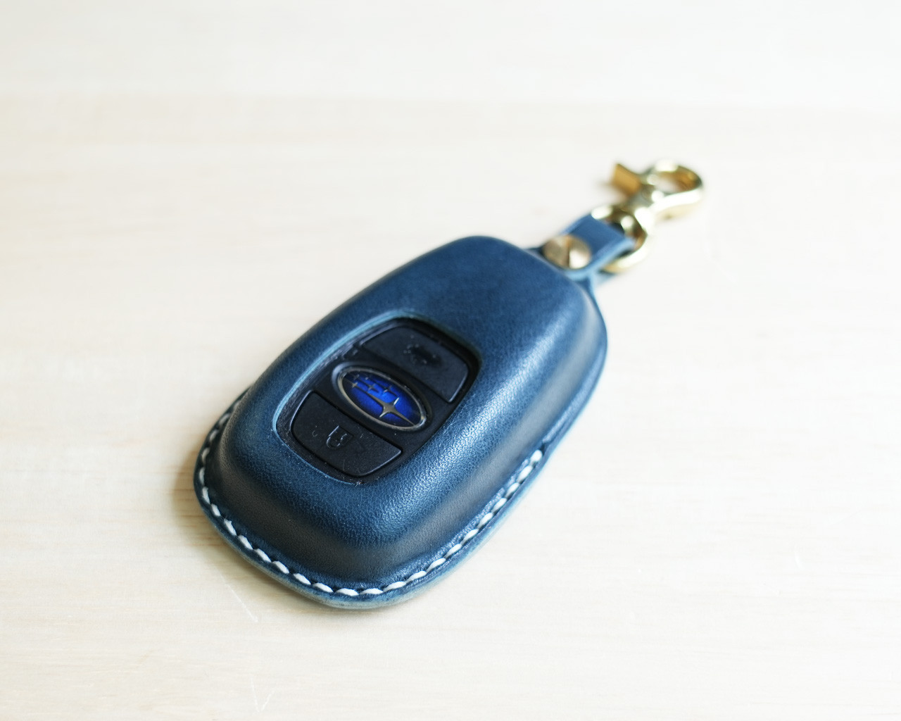 SUBARU　スマートキーケース　栃木レザー【名入れ無料・選べる革とステッチ】手縫い　本革　キーカバーキーケース