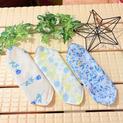 快適ガーゼライナー3枚セット☆肌に優しいオーガニックコットン☆おりものシート☆ダブルガーゼ布ナプキン 2枚目の画像