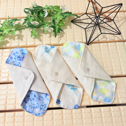 快適ガーゼライナー3枚セット☆肌に優しいオーガニックコットン☆おりものシート☆ダブルガーゼ布ナプキン 8枚目の画像