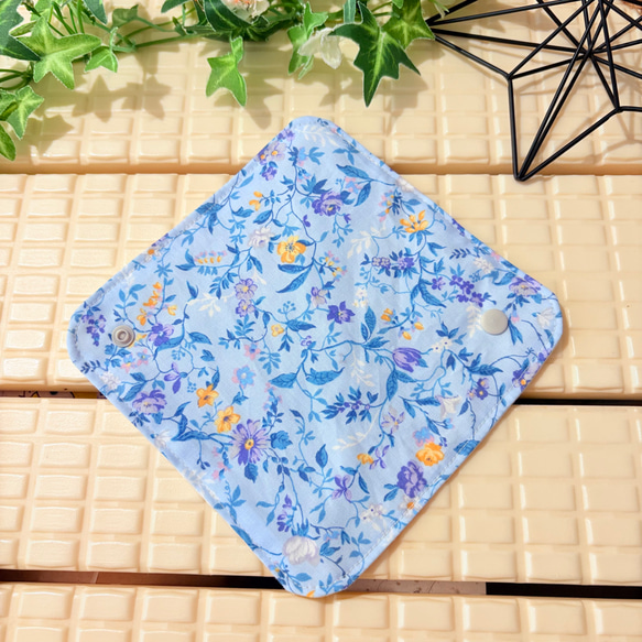 快適ガーゼライナー3枚セット☆肌に優しいオーガニックコットン☆おりものシート☆ダブルガーゼ布ナプキン 6枚目の画像