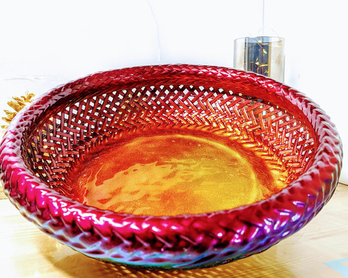 ☆未使用品☆ 竹蘭 菓子器 高し 竹漆器 漆塗 高級工芸品 竹編 ☆未使用品☆ 竹蘭 菓子器 高し 竹漆器 漆塗 高級工芸品 竹編
