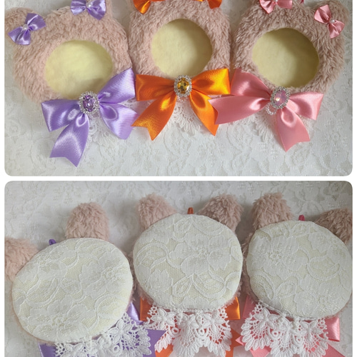 クマ耳缶バッチカバー ～ブラウン～ その他人形 アスヨイ 通販