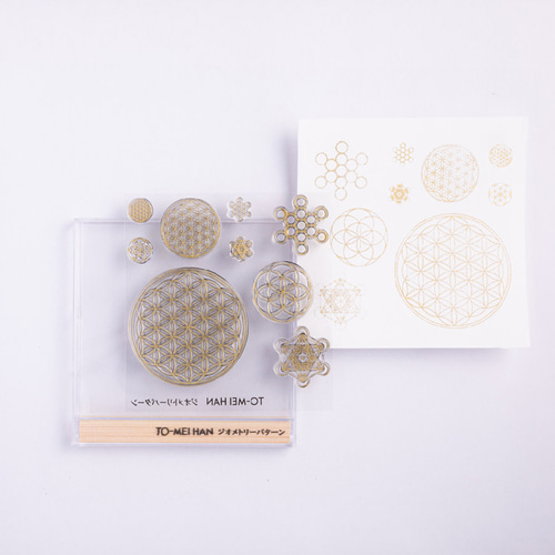 フラワーオブライフ 10mm 25mm 50mmセット! 繰り返し使える透明な