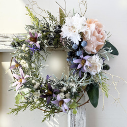 お正月飾りもち花リースNYD-12 しめ縄・しめ飾り リースの森工房 通販