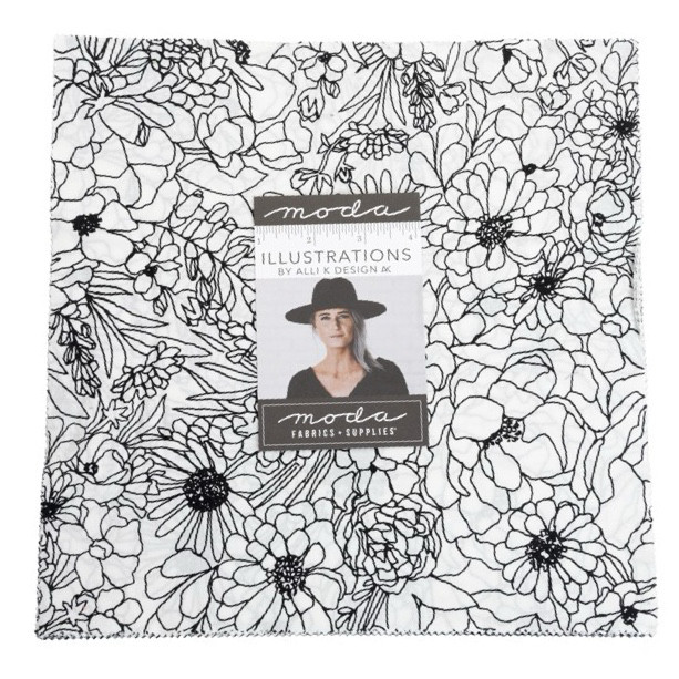 「Illustrations 」moda Layer  Cakes（カットクロス42枚）Alli K Design