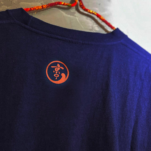 80歳「傘寿」お祝いTシャツローケツ手染め／サイズS-XL 6枚目の画像