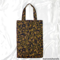 通勤通学・習い事の際に使いたい◎イタリア製のダークなトートバッグ 1枚目の画像