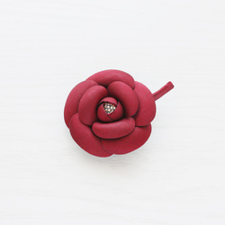 即納☆【3282】【アクセサリー】コサージュ（赤×黒）KS-GD050