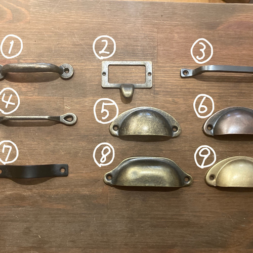 creema限定 男前&アンティークなドレッサー 鏡台 デスク デザイン変更