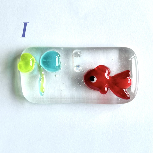 ベネチアンガラスの赤い金魚の箸置き 箸・箸置き Fairy Rondo