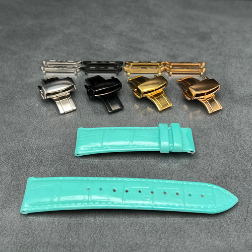 アップルウォッチ 牛革 本革 レザーベルト Dバック ティファニーブルー