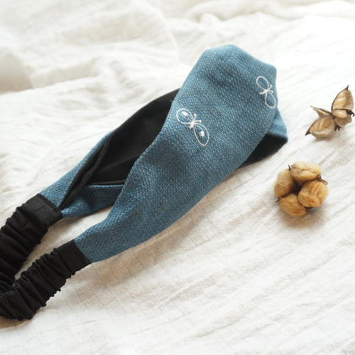 ミナペルホネン ターバン 2025 8 8 fri #ミナペルホネン 生地で制作した #帽子にもなる