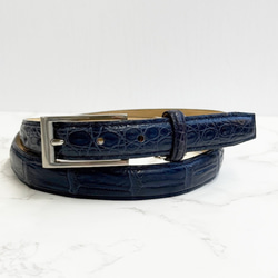 日本製 センザンコウ 穿山甲 牛革 コンビ 上質 ベルト エキゾチック