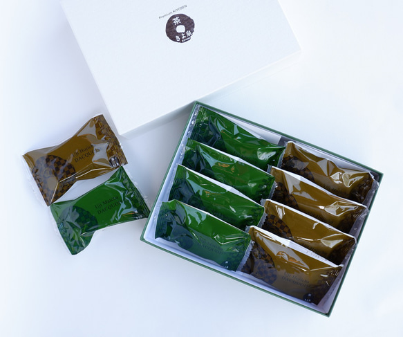 宇治抹茶・ほうじ茶ダックワーズ 8個入 焼き菓子 ギフト ダクワーズ 抹茶スイーツ プレゼント お歳暮 京都 きよ泉 7枚目の画像