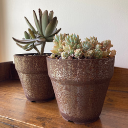 英国アイアン植木鉢ビンテージ 鋳鉄製 英国アイアン植木鉢ビンテージ